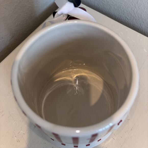 Rae Dunn Harry Potter "bertie bott's every flavour beans Red Stripe Mug New - Picture 3 of 3